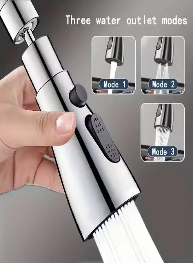Daesyn Deal Flexible Faucet Extender for Kitchen & Bathroom | 360° Rotatable Water Saving Tap Attachment | Durable & Modern Design | Adjustable Nozzle for Sink Cleaning - Image 5